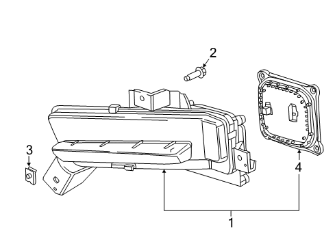 2018 Chevy Camaro Daytime Running Lamps Diagram 2 - Thumbnail