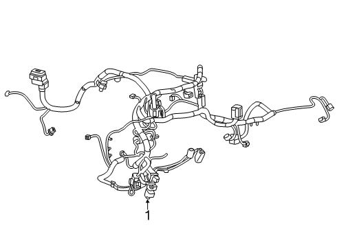 2019 GMC Sierra 1500 Harness Assembly, Eng Wrg Diagram for 84399104