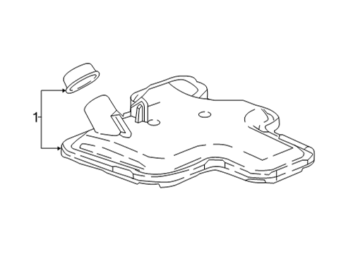 2021 Cadillac XT5 Transaxle Parts Diagram 2 - Thumbnail