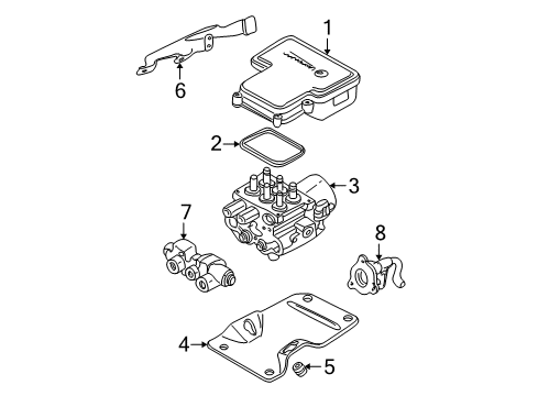 1999 GMC K1500 Anti-Lock Brakes Diagram