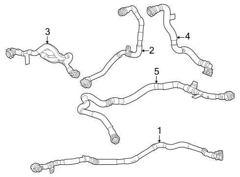 2023 Cadillac LYRIQ Hoses, Lines & Pipes Diagram 2 - Thumbnail