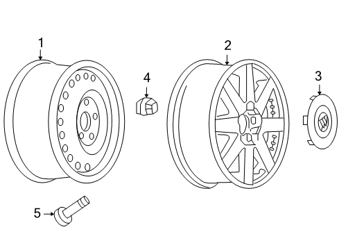 2006 Buick Rainier Wheels Diagram