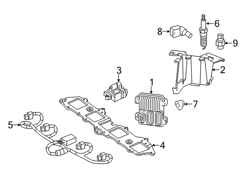 2017 GMC Sierra 2500 HD Ignition System Diagram 1 - Thumbnail