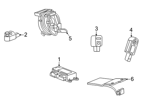 2022 Buick Encore GX Air Bag Components Diagram 2 - Thumbnail