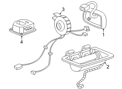 1997 Buick Regal Air Bag Components Diagram