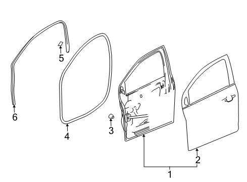 2015 Chevy Spark Front Door Diagram