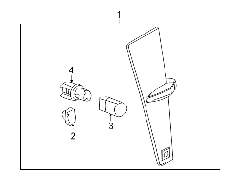 2010 Cadillac SRX Side Repeater Lamps Diagram