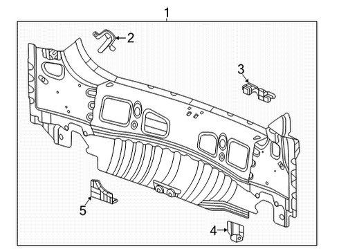 2021 Buick Encore GX Rear Body Diagram