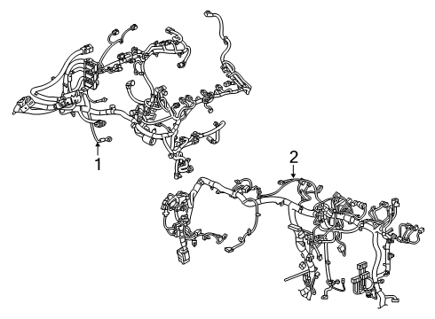 2021 Cadillac XT6 Wiring Harness Diagram