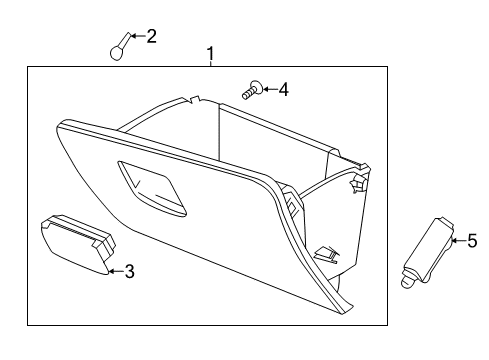 2021 Chevy Equinox Glove Box Diagram