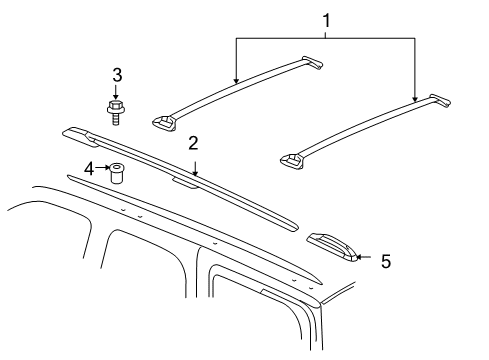 2012 Chevy Tahoe Luggage Carrier Diagram