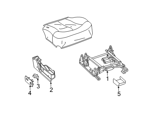 2004 GMC Yukon Tracks & Components Diagram 7 - Thumbnail