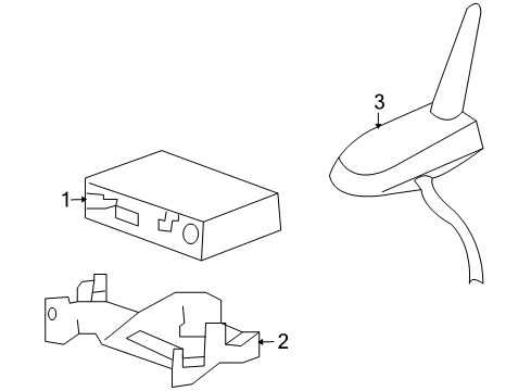 2008 Hummer H2 Communication System Components Diagram