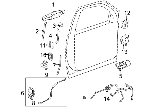 2011 Chevy Tahoe Front Door Diagram 6 - Thumbnail