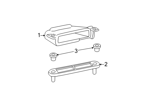 1997 Buick Regal Bulbs Diagram 1 - Thumbnail