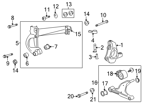 2016 Buick LaCrosse Bolt/Screw Diagram for 11611833