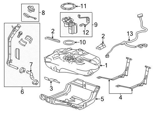 2013 Chevy Cruze Fuel Supply Diagram