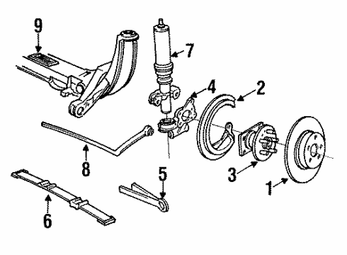 1988 Cadillac Seville Rear Brakes Diagram