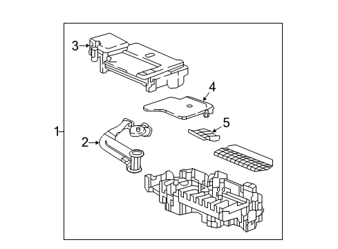 2018 Chevy Cruze Block, Fuse Diagram for 39023243