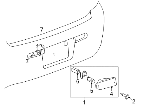 2009 Pontiac G5 Bulbs Diagram 4 - Thumbnail