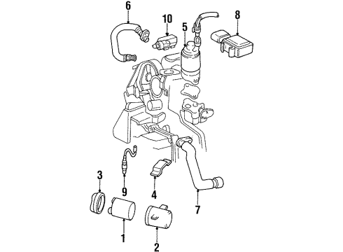 1998 Oldsmobile Aurora Powertrain Control Diagram 2 - Thumbnail