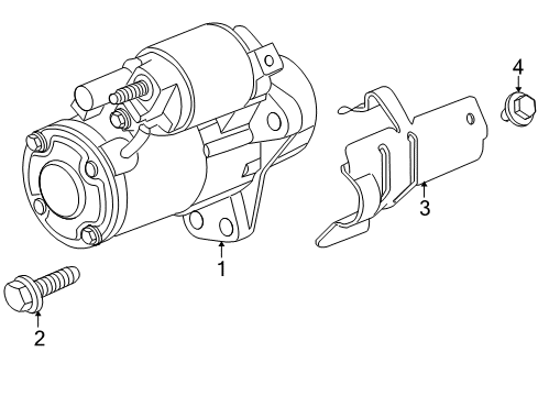 2009 Chevy Traverse Starter, Electrical Diagram