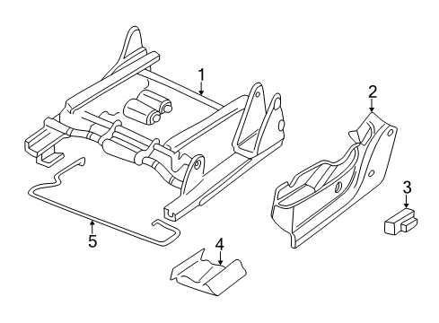 2007 GMC Sierra 1500 Classic Cover,Driver Seat Riser Finish *Pewter Diagram for 88941712