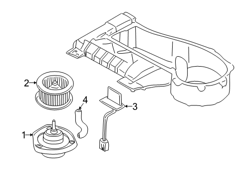 2006 Chevy Monte Carlo Blower Motor & Fan Diagram