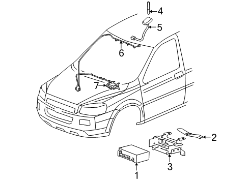 2006 Buick Terraza Electrical Components Diagram 3 - Thumbnail