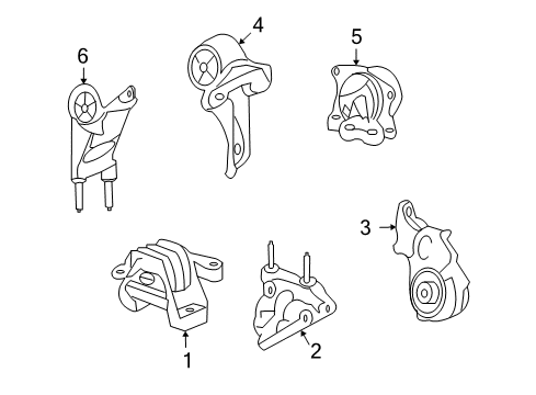 2010 Pontiac G6 Engine Mounting Diagram