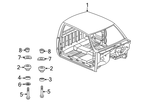 2013 GMC Sierra 2500 HD Cab Assembly Diagram 6 - Thumbnail