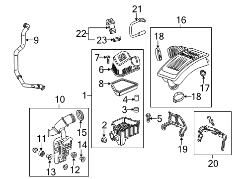 2014 GMC Terrain Filters Diagram 3 - Thumbnail