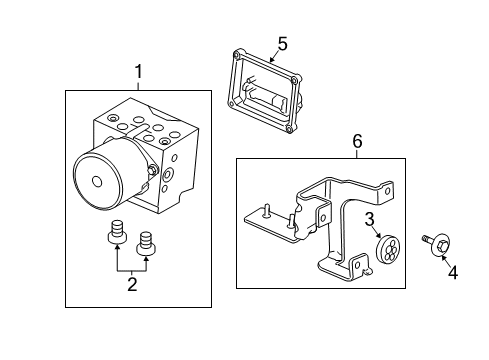 2011 Chevy Silverado 2500 HD ABS Components, Electrical Diagram