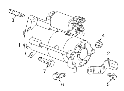 2018 Chevy Malibu Starter, Electrical Diagram 1 - Thumbnail