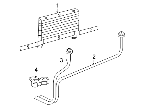 2008 GMC Sierra 3500 HD Trans Oil Cooler Diagram 2 - Thumbnail