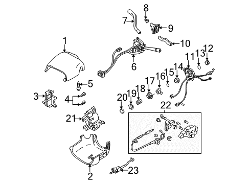 2001 Chevy Impala Switch Assembly, Fog Lamp Diagram for 10283833