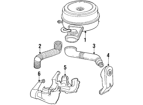 1988 Chevy Blazer Air Inlet Diagram