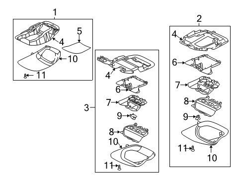 2001 Chevy Monte Carlo Overhead Console Diagram