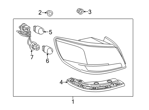 2014 Chevy SS Bulbs Diagram 5 - Thumbnail