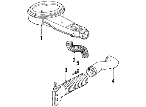 1985 GMC S15 Air Inlet Diagram 3 - Thumbnail