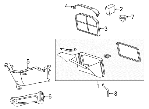 2015 Chevy SS Air Inlet Diagram