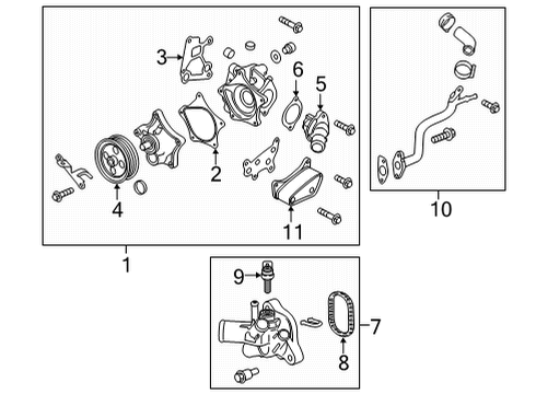 2022 Chevy Trax Water Pump Diagram