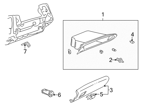 2000 Buick LeSabre Glove Box Diagram