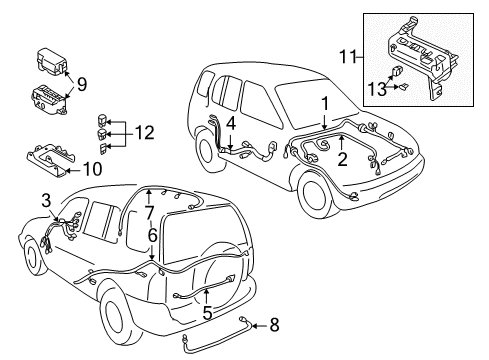 2004 Chevy Tracker Wiring Harness Diagram