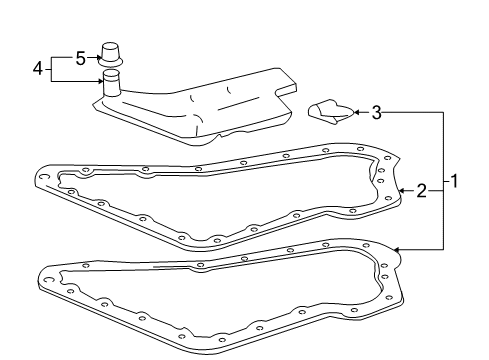 2009 Pontiac G5 Transaxle Parts Diagram