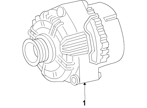 1986 Chevy Monte Carlo Front Bumper, Cover Diagram for 5972840