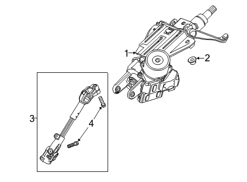 2012 Chevy Sonic Steering Column & Wheel, Steering Gear & Linkage Diagram 2 - Thumbnail