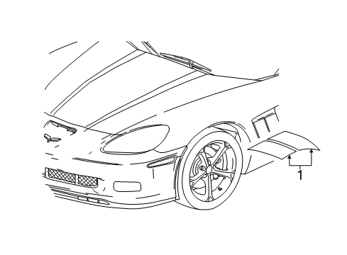 2013 Chevy Corvette Stripe Tape Diagram 4 - Thumbnail