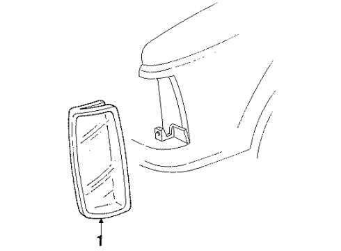 1994 GMC Jimmy Side Marker Lamps Diagram