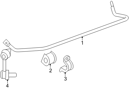 2007 Pontiac Solstice Rear Suspension, Control Arm Diagram 3 - Thumbnail